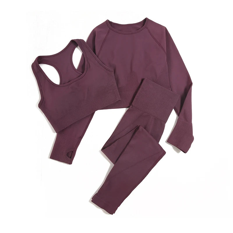 Women Fitness Tracksuits Sports Two/ Three/ Four Piece Set