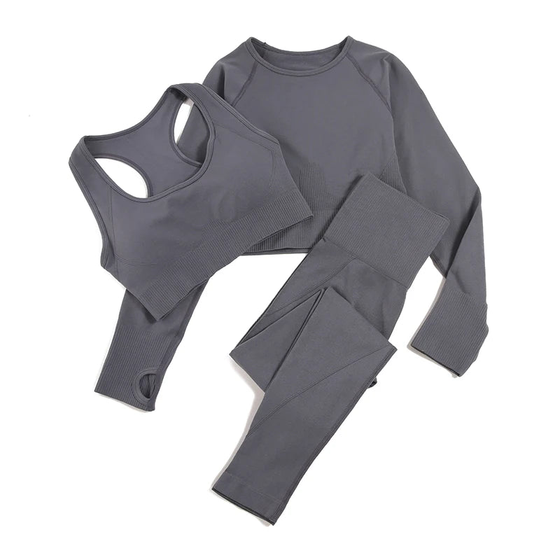 Women Fitness Tracksuits Sports Two/ Three/ Four Piece Set