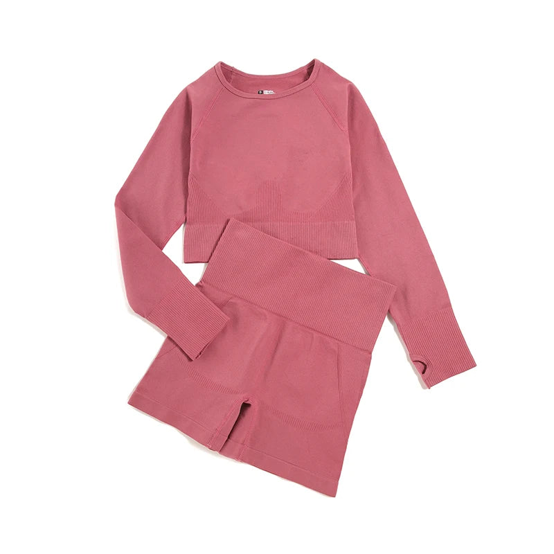 Women Fitness Tracksuits Sports Two/ Three/ Four Piece Set