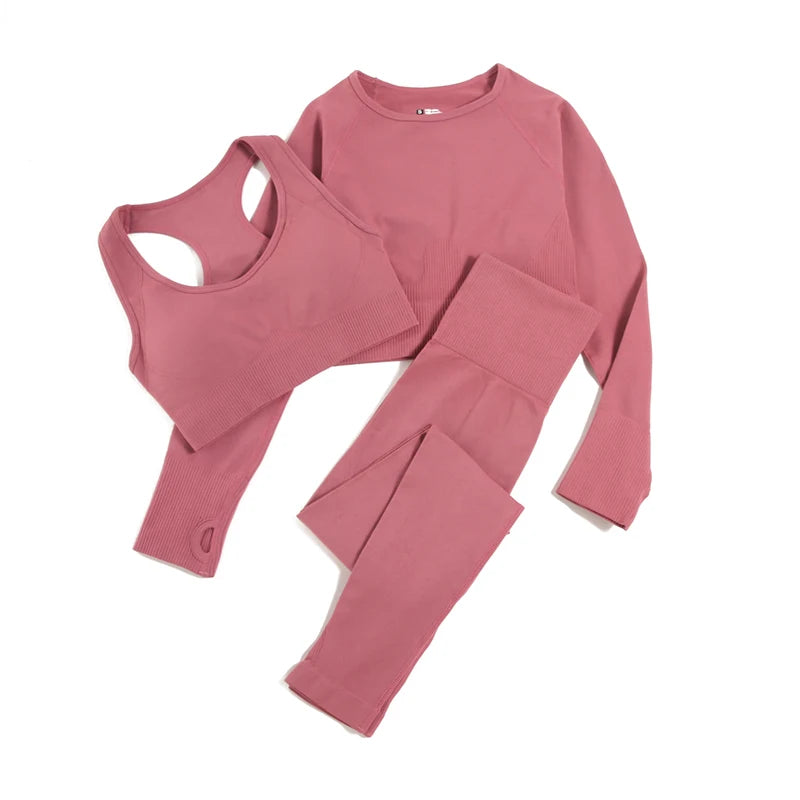 Women Fitness Tracksuits Sports Two/ Three/ Four Piece Set