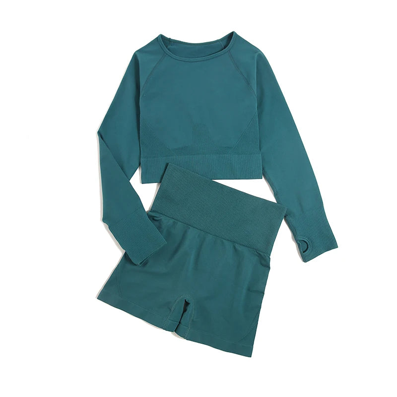 Women Fitness Tracksuits Sports Two/ Three/ Four Piece Set
