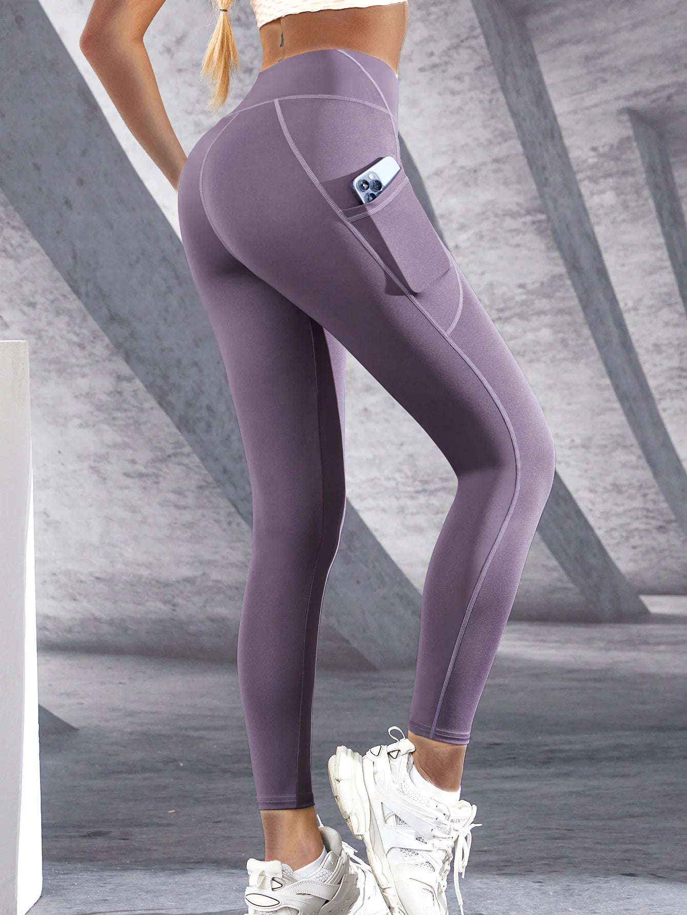 High Waist Women's Leggings/Tights With Pockets