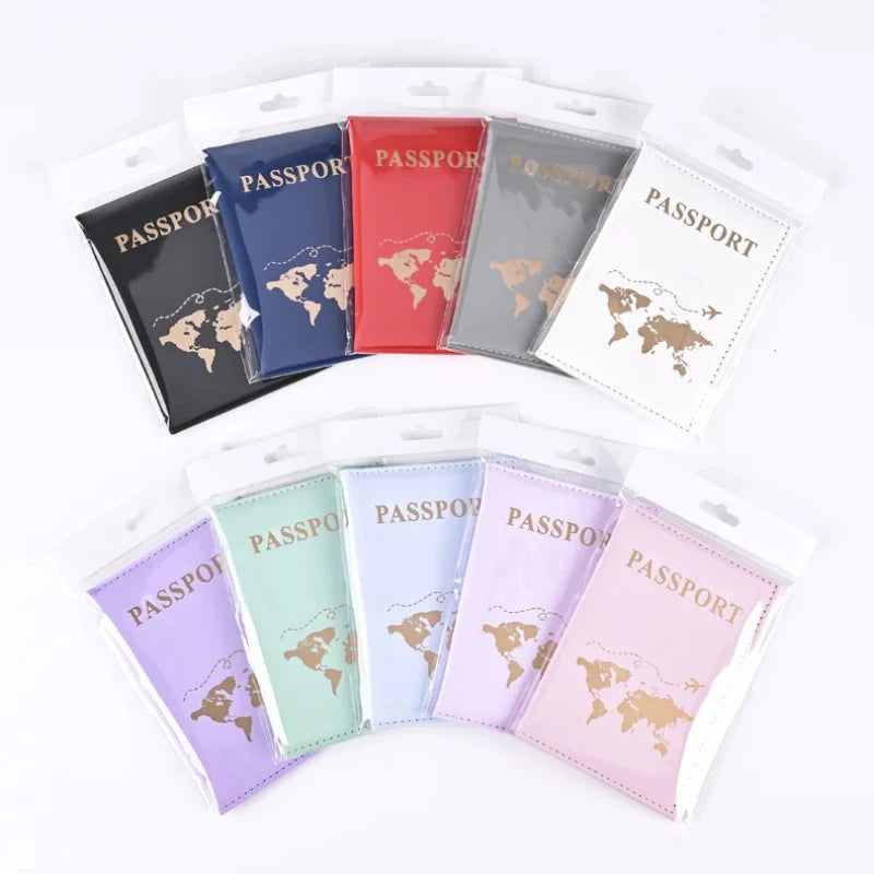 PU Leather Passport Holder