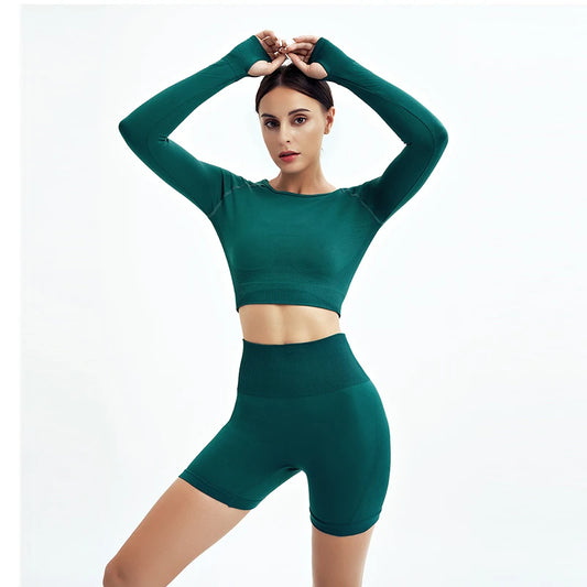 Women Fitness Tracksuits Sports Two/ Three/ Four Piece Set