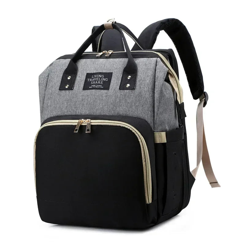 Foldable Diaper Bag + Baby Bed