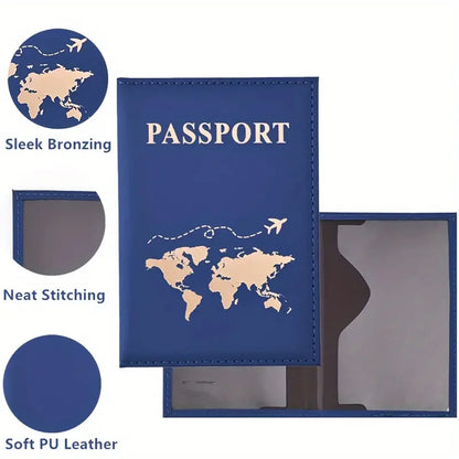 PU Leather Passport Holder