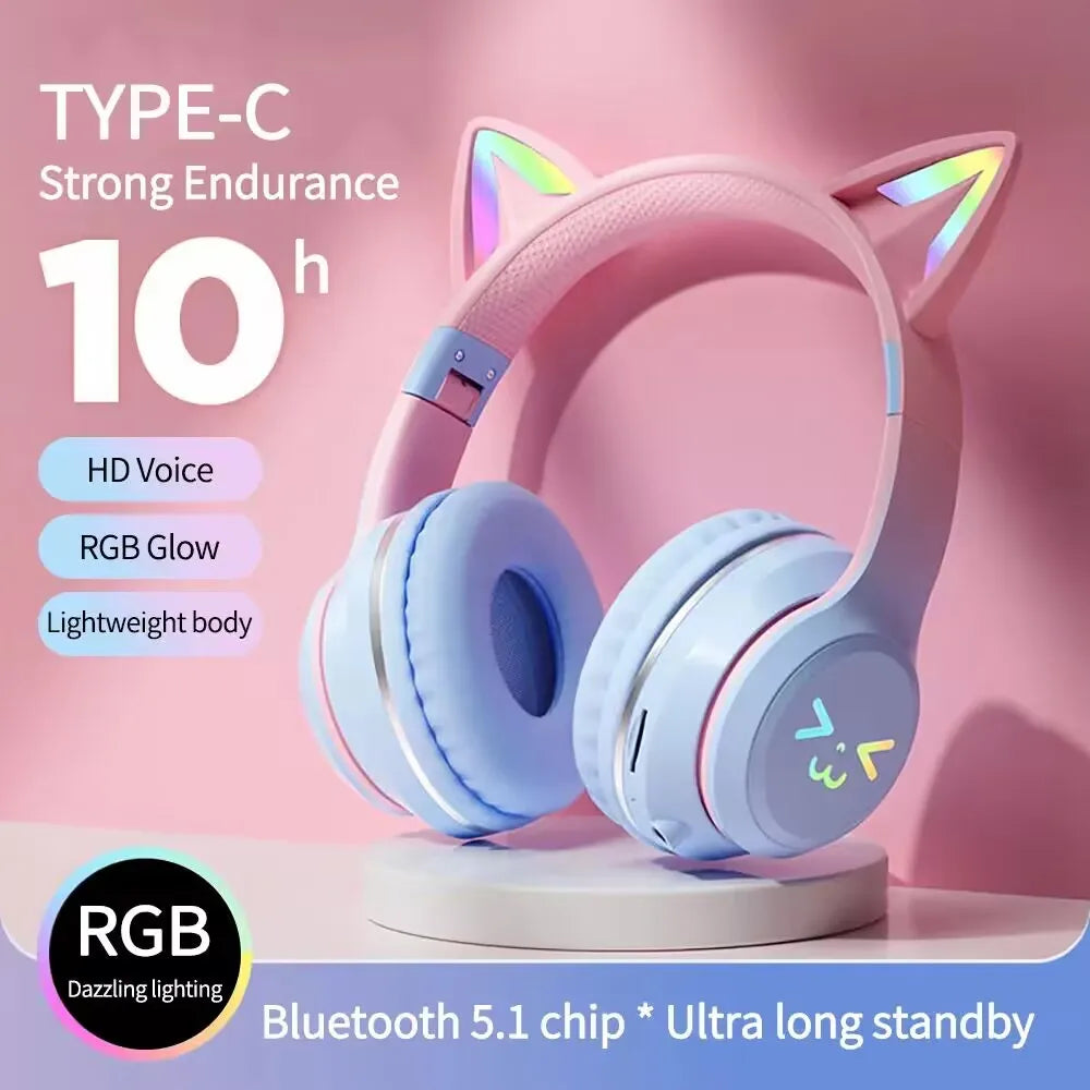 RGB Kids Wireless Headphones