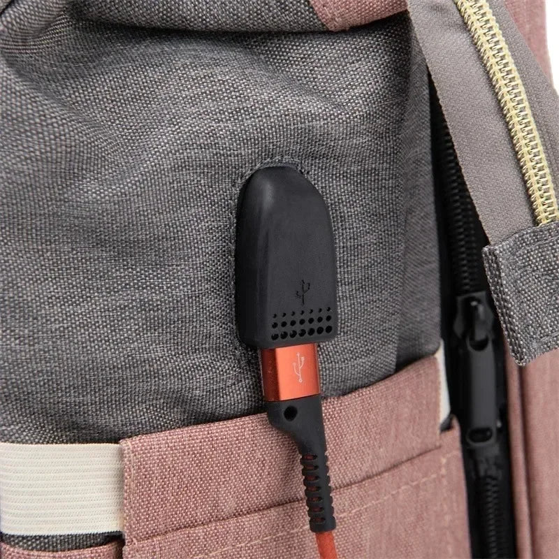 Foldable Diaper Bag + Baby Bed