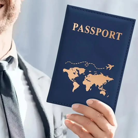 PU Leather Passport Holder