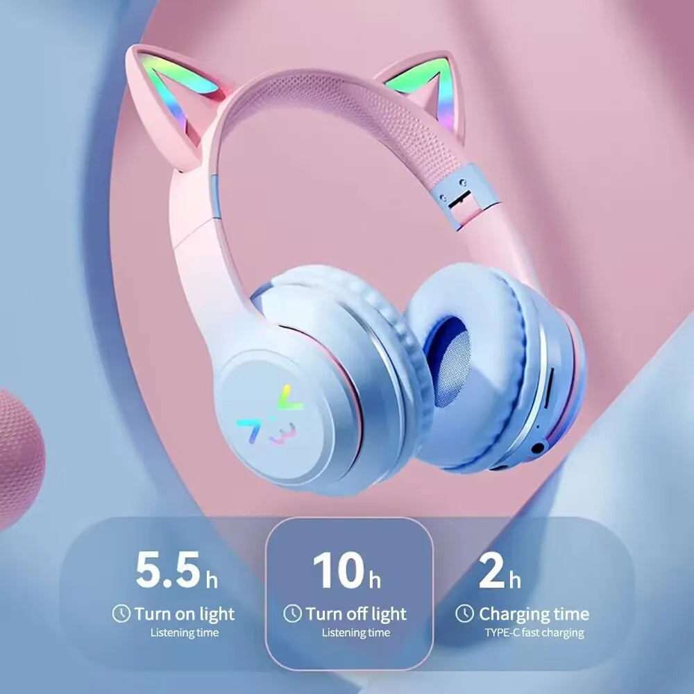 RGB Kids Wireless Headphones